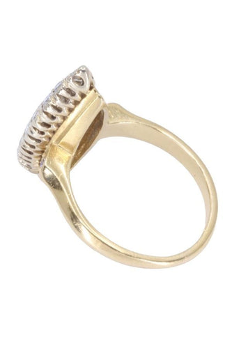 Bague 52 Marquise pavage diamants 58 Facettes 084471