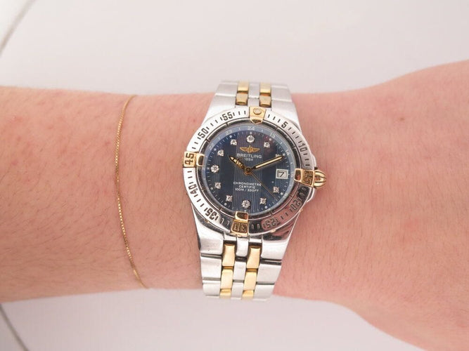 Montre montre BREITLING starliner b71340 30 mm quartz or acier 58 Facettes 267719