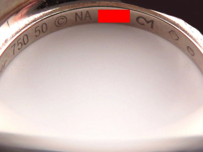 Bague 50 bague CARTIER fortune 1 diamant solitaire 0.17ct t50 en or blanc 18k 12.4gr 58 Facettes 265455