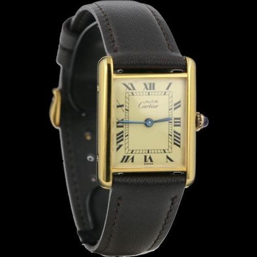 Montre Cartier Montre Tank Vermeil 58 Facettes MT42217