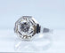 Bague 57 Bague or blanc, diamant 1,95 carat, époque ART DECO 58 Facettes AB654
