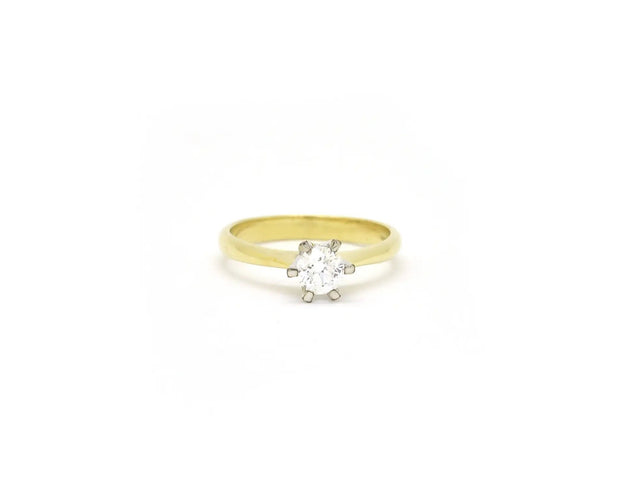 Bague 53 Bague solitaire 0,50 ct 58 Facettes 14498