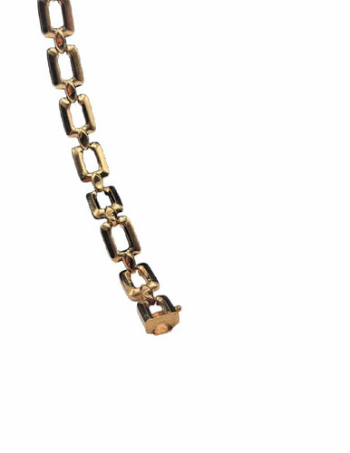 Bratara vintage din aur galben de 18k