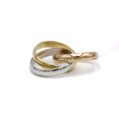 Bague 50 CARTIER - Bague "Trinity" Trois Ors 58 Facettes 240124R