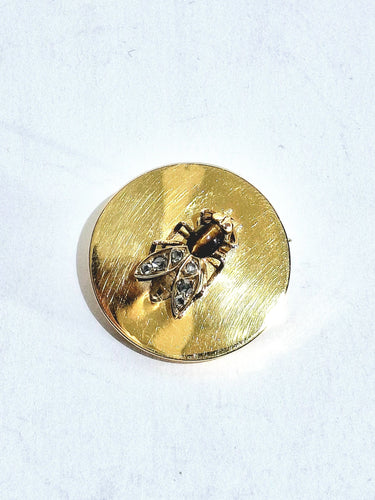 Broche Broche Guêpe or rose 58 Facettes