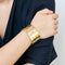 Bracelet Bracelet ruban en or jaune 58 Facettes CLA0619