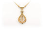 Collier Collier Art Nouveau en or jaune 18 carats et perles 58 Facettes B291