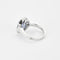 Bague 53,5 Bague en or blanc, saphir et diamants 58 Facettes LJ21