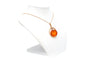 Collier Collier contemporain or jaune et ambre 58 Facettes 22401