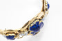Bracelet Bracelet en or jaune du début du XIXe siècle avec émail cobalt - Style Biedermeier 58 Facettes 10500