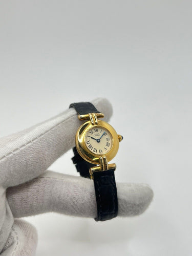 Montre Cartier - Montre Colisée Must en vermeil et argent, mouvement quartz 58 Facettes