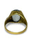 Bague 57 Bague or jaune et aigue-marine 5 ct 58 Facettes 70101