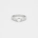 Bague Solitaire or blanc diamant 58 Facettes a definir