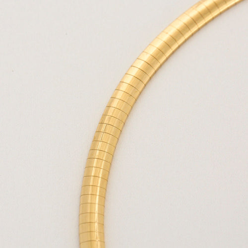 Collier Collier souple or jaune maille omega 58 Facettes RAM2632