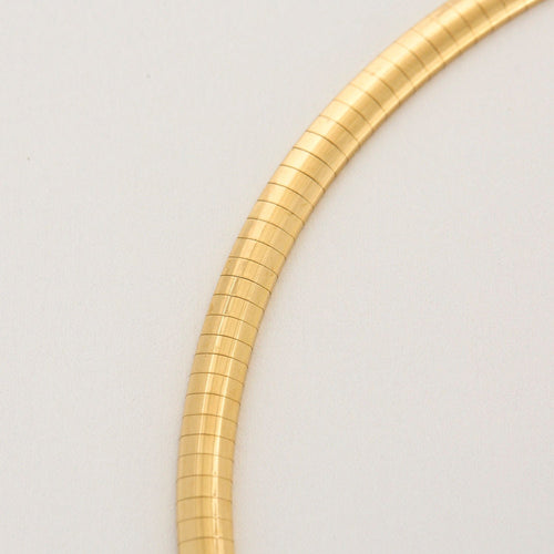 Collier Collier souple or jaune maille omega 58 Facettes RAM2632