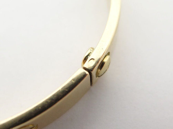 Bracelet bracelet vintage CARTIER love gm 6,5 mm en or jaune 18 carats 19 cm 58 Facettes 267773