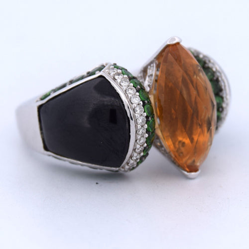 Bague 55 bague en or blanc 58 Facettes