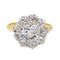 Bague 55 Bague  Marguerite Or jaune, Platine Diamant 58 Facettes 4084163CN