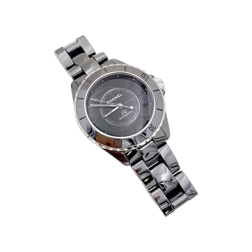 Montre Montre Chanel, "J12 Phantom", céramique noire, acier. 58 Facettes 35139