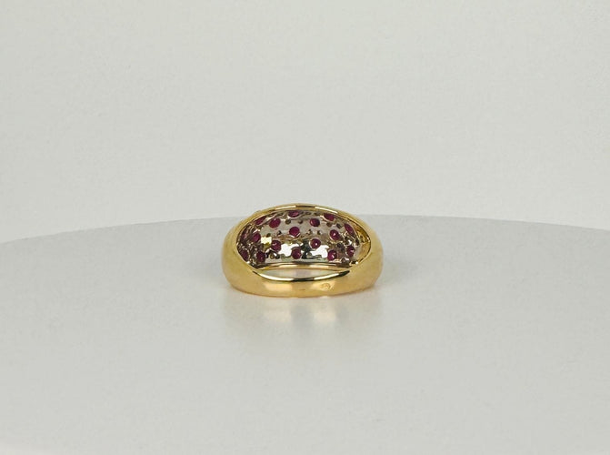 Bague Bague cocktail avec rubis et diamants 58 Facettes 2405008