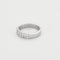 Bague 54 Bague jonc en or blanc et diamants 58 Facettes GU291