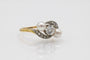 Bague 57 A charming yellow gold ring with diamonds and pearls 58 Facettes 11575