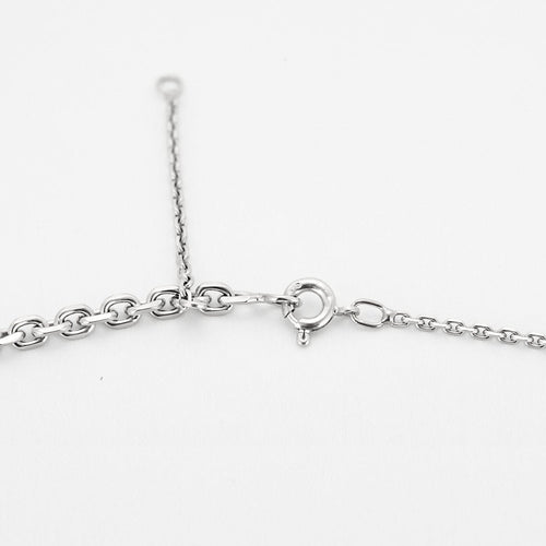 Collier Collier et pendentif "Coeur" en or gris et diamants 58 Facettes COMP1307