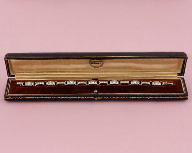 Bracelet Bracelet Art Déco diamants 58 Facettes