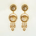 Boucles d'oreilles Boucles d'oreilles quartz cheveux de Vénus citrines diamants 58 Facettes