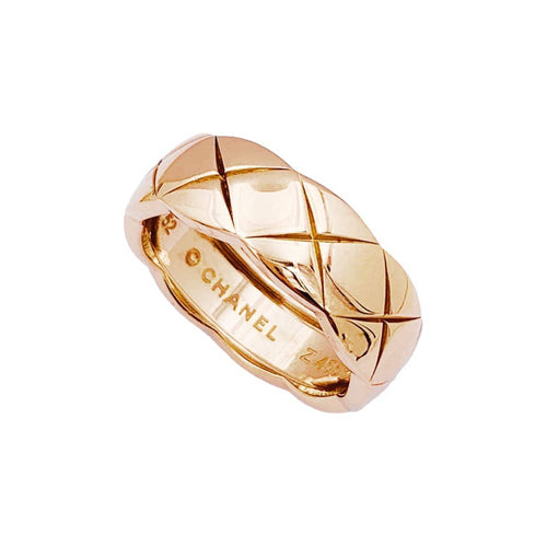 Bague 52 Bague Chanel, "Coco Crush", or rose. 58 Facettes 35197
