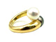 Bague 51 CARTIER. Bague "Toi et Moi" en or jaune 18K et perles 58 Facettes