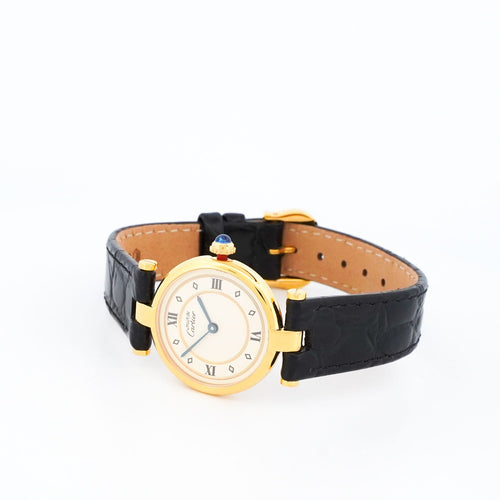 Bague Cartier Must Vendôme - Gold ring dial - SM 58 Facettes