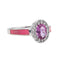 Bague 56 Bague  Or blanc Saphir, Diamant 58 Facettes 3789804CN