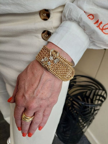 Bracelet BRACELET MANCHETTE CEINTURE DIAMANTS 58 Facettes 086921