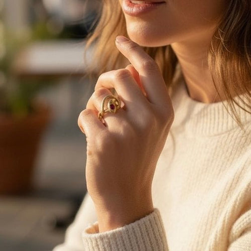 Bague 53 Bague Serpent, Or 18 carats 58 Facettes 526