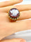 Bague 59 Bague en or jaune et camée sur cornaline 58 Facettes AB330