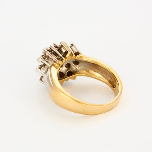 Bague 50 Bague "Chardon" or jaune et diamants 58 Facettes GU20