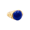 Bague 51 Bague or jaune et cabochon de lapis-lazuli. 58 Facettes 34694