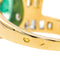 Bague 51 Bague  Or jaune Emeraude, Diamant 58 Facettes 3954556RV