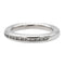 Bague 52 Bague Demi alliance Or blanc Diamant 58 Facettes 1137995CN