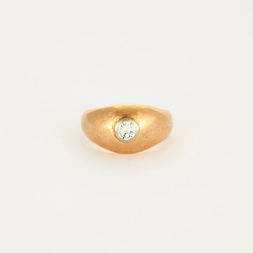 Bague 53.5 Bague or jaune diamant 58 Facettes LP620/12