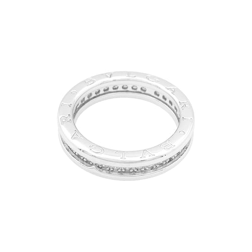 Bague 54 Bague Bulgari, "Alliance B.Zero1", or blanc et diamants. 58 Facettes 35002