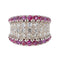 Bague 49.5 Bague Or blanc Diamant, Rubis 58 Facettes 3411143CN
