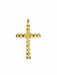 Pendentif Pendentif croix en or jaune 58 Facettes