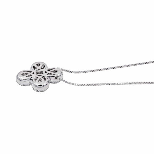 Collier Collier Or blanc Diamant 58 Facettes 4013324CN