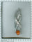 Pendentif Flamme Vintage : Une Danse d'Opale et de Diamants 58 Facettes 21028-0244