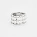 Bague 55 CHANEL - Bague Ultra en or blanc, céramique blanche et diamants 58 Facettes