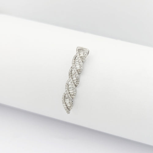 Pendentif Pendentif en or blanc et diamants 58 Facettes 29609