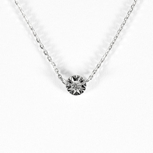 Collier COLLIER LA BRUNE ET LA BLONDE SAUTOIR 5 DIAMANTS 58 Facettes M8927