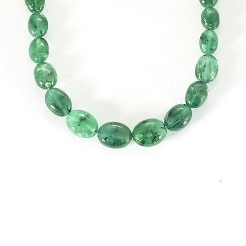 Collier Collier perles d'Émeraudes et or jaune 58 Facettes B240754